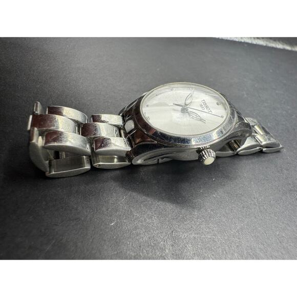 Tissot T-Wave Sliver Dial Ladies 30mm Watch T112.210.11.036.00 Diamond Dial main image 8